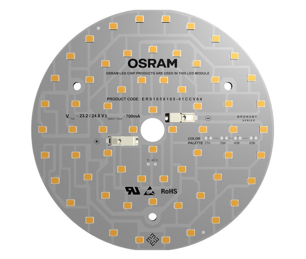 ERS105X105-01CCV64 Yuvarlak LED modül ürün görseli
