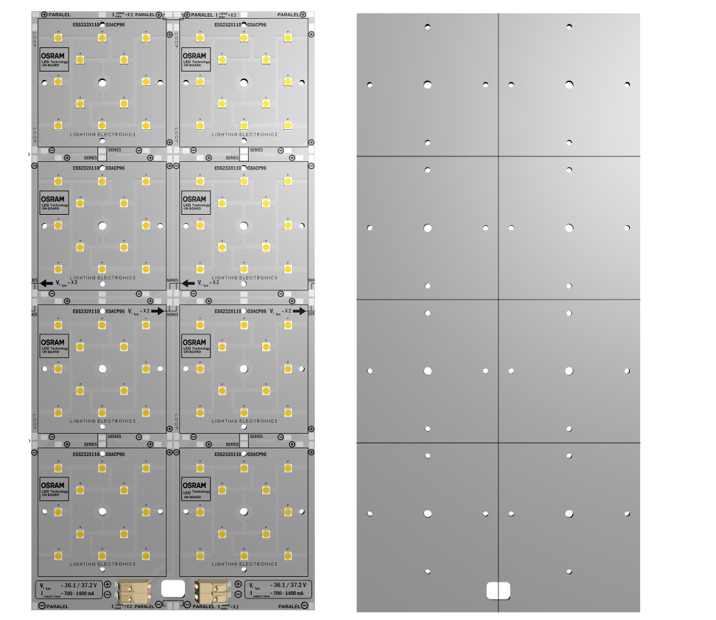 ESS232X110 LED modül ürün görseli