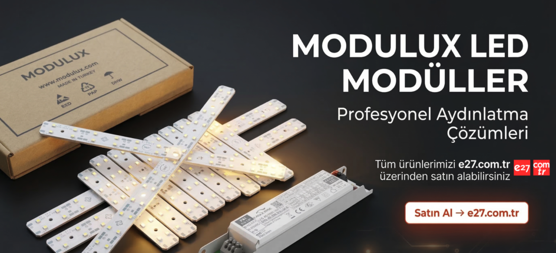Modulux LED Modül Satış Sitesi e27.com.tr
